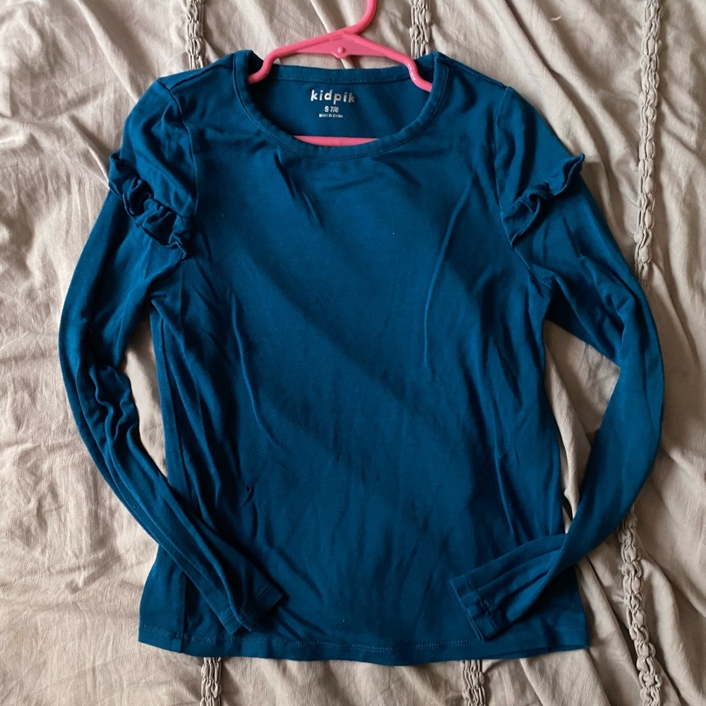 Ruffle Detail Girls Top